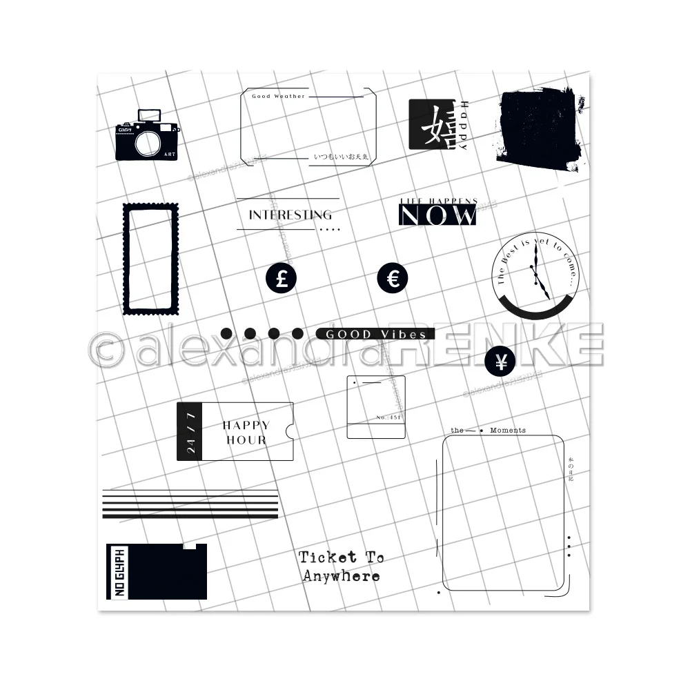 Clear Stamp News CLEAR STAMP bckground DIY Scrapbook Card album paper craft silicon rubber roller transparent stamps 495