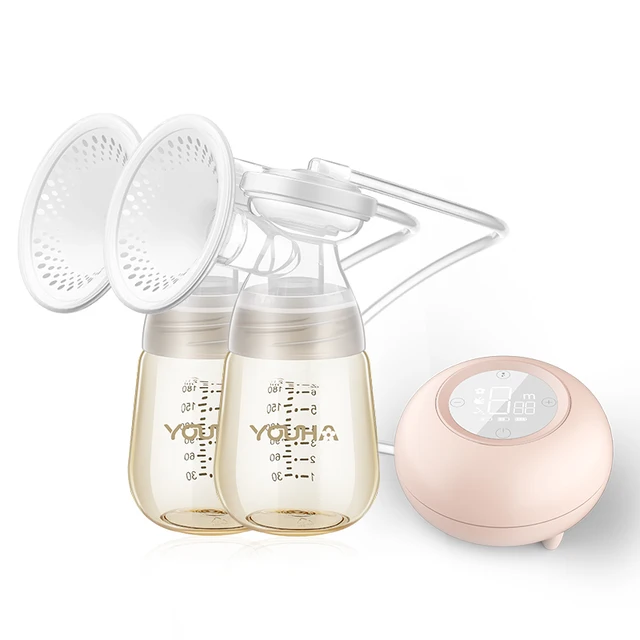 YOUHA  LCD Screen Electric  Double Breast Pump, Multiple Modes,Built-in Lithium Battery