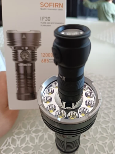 Sofirn IF30 LUMINUS SFT40 LED Flashlight Powerful 12000lm 32650