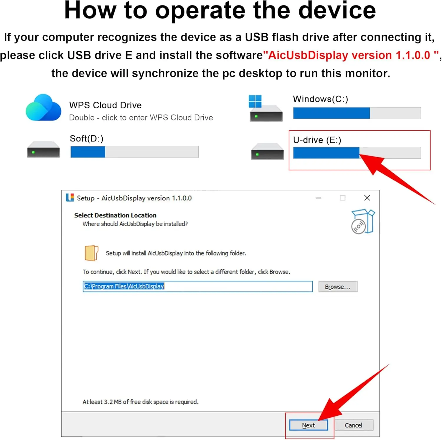 Wisecoco 11.3인치 보조 화면 1920*440 IPS LCD 모니터 USB 타입-C 디스플레이 PC 노트북용 Aida64 DIY 윈도우 10/11 전용