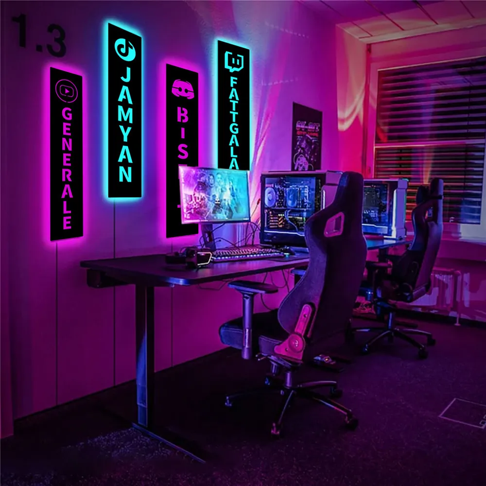  Personalized Game Neon Sign,Gaming Room Decor for