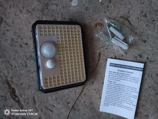 Lampe LED extérieure détecteur de mouvement