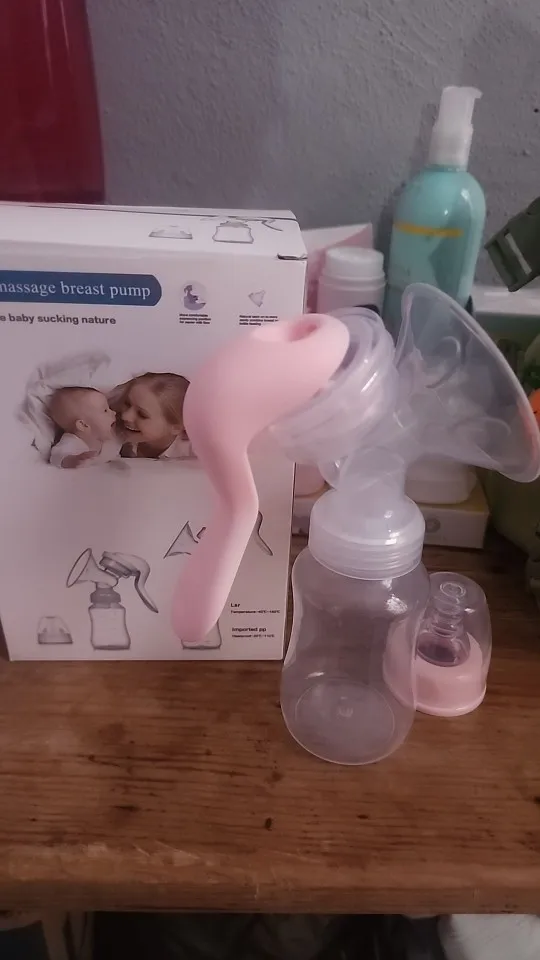 Dr.isla Breast Pump Baby Nipple Manual Suction Milk Pump Feeding Breasts Pumps Milk Bottle Sucking Postpartum Supplies BPA Free