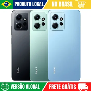 Xiaomi Redmi Note 12 Versão Global | Smartphone 4G , 4GB, 6GB, 128GB, ROM Global , Câmera 48MP , Amoled 120Hz, Carregador 33W