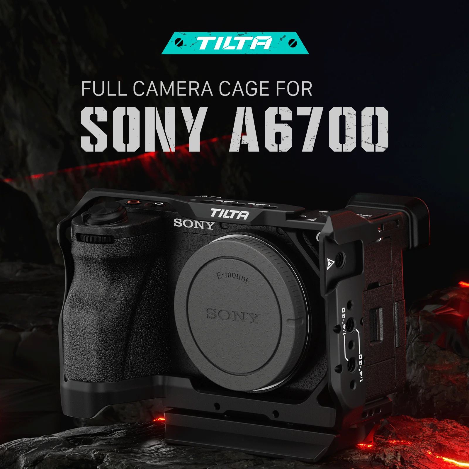

TILTA Sony A6700 full Camera cage TA-T54-FCC-B for Sony A6700 Dsrl