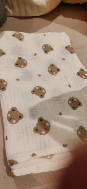 80X65cm Muslin Squares Baby Swaddle Blanket Newborn Diaper Bedding Cotton Stroller Blankets Babies Accessories Infant Nap Cover photo review