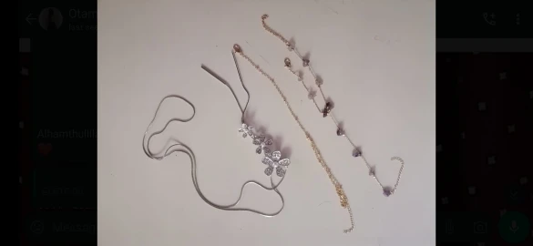 Blue Rose Long Adjustable Necklace photo review