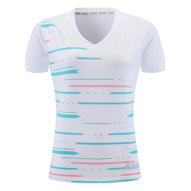 Men's Sport Quick Dry Fit Short Sleeves Table Tennis T-Shirt Women Kid Badminton Shirt Tops Golf Tennis Running 3D Printed Tee