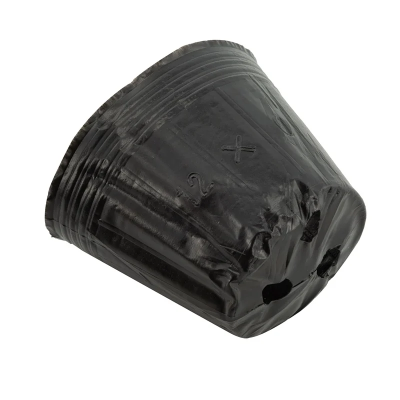 100Pcs Plastic Seedling Cup Flower Nursery Nutrition Pots Vegetable Grow Bag seedling nursery bags nursery pots plant propagation pots plastic flowerpot seedling tray