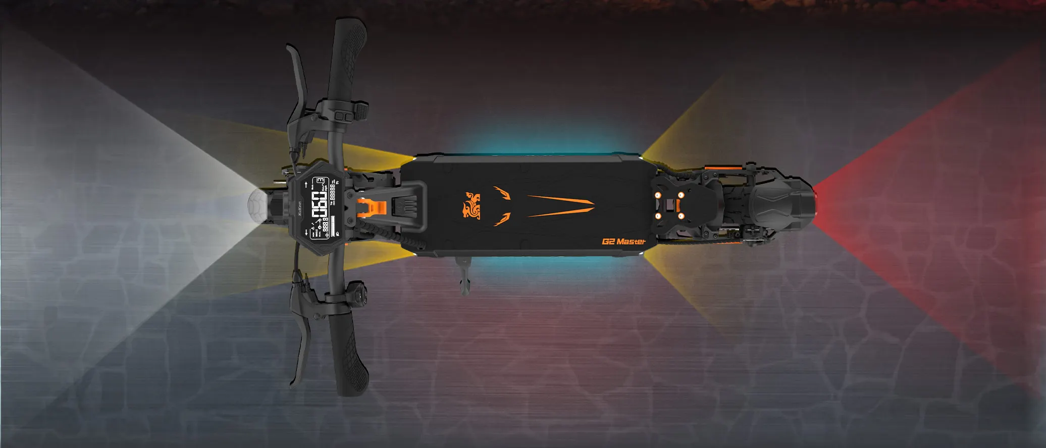 KuKirin G2 Master Foldable Electric Scooter 2000W 52V 20.8AH 60KM/H 70KM A67cd332dd28e473e8663d85b541d84a3t