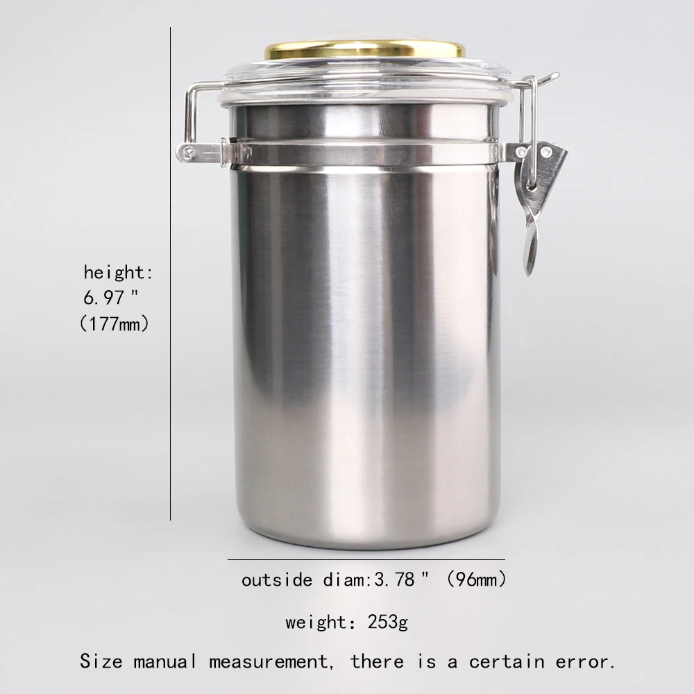 Premium Tobacco Humidor Jar - Stainless Steel Travel-Ready Cigar Storage & Smoking Accessories Gift Set