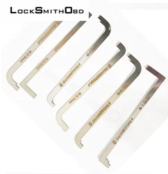 LOCKSMITHOBD For Locksmith Lock Disassembly Tool Removal 6 PCS Locksmith Box Pin Remover Tools kit Top Pin Kit