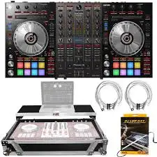 Serato DJ Pro용 파이오니어 DJ DDJ-SX3 컨트롤러, 비행 케이스 패키지 포함, 4 채널 DJ 컨트롤러, 최고 판매