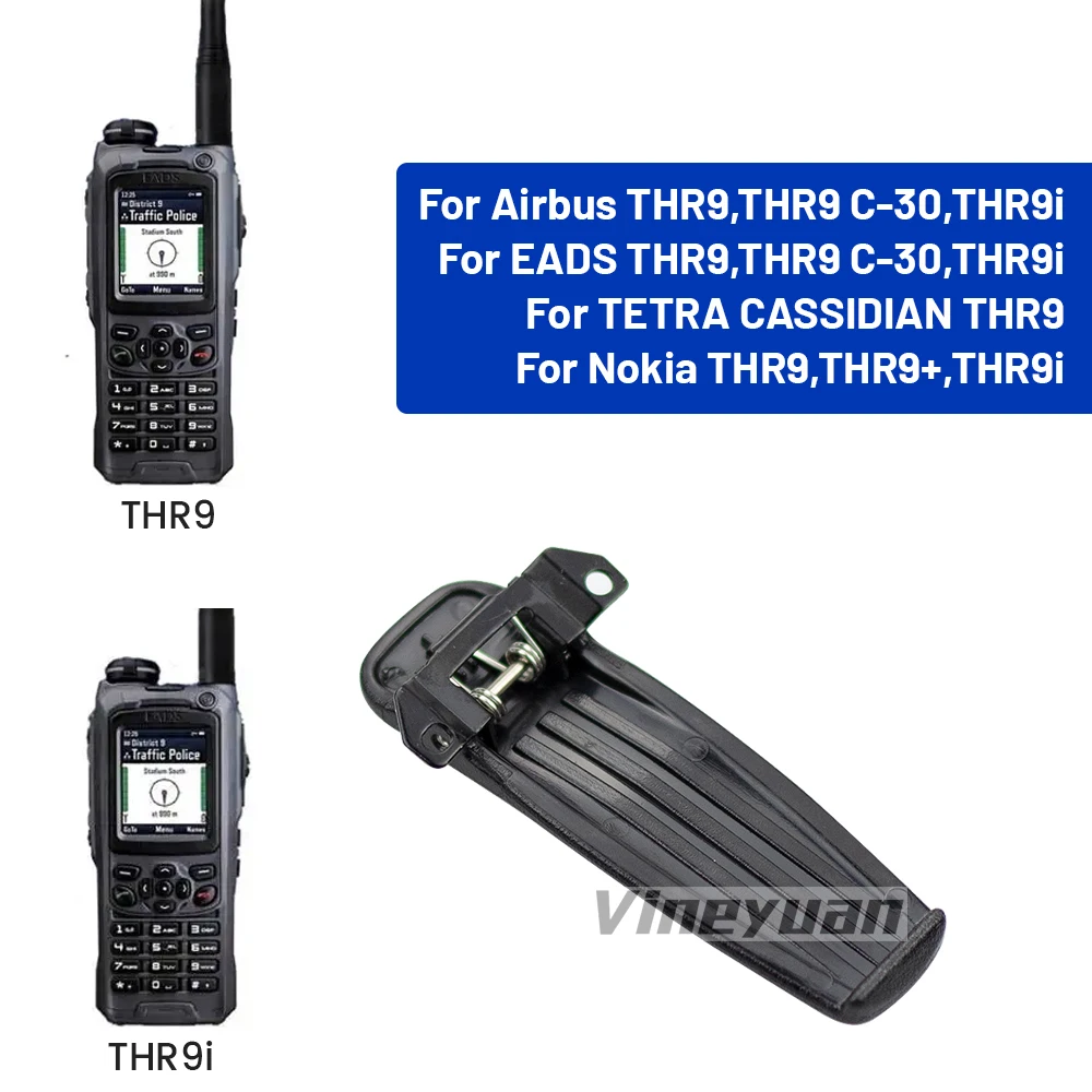 Durable Belt Clip for Digital Radio with Secure Fastening