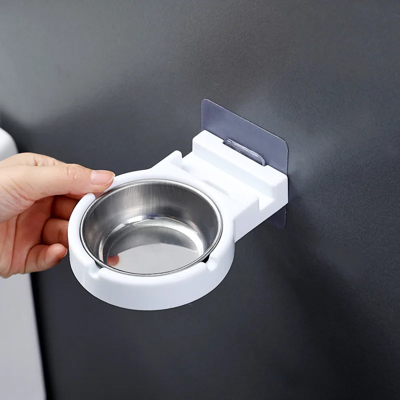 Bathroom Wall Stainless Steel Ashtray Toilet Hanging Cigarette Storage Rack Lighter Holder stainless steel ashtray