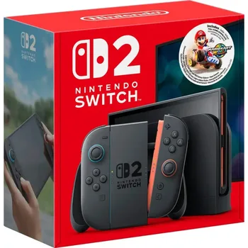 Nintendo Switch 2 Multi–Standard & Mario Kart World Bundle Options-Hong Kong Version (HK Charger with HK to US Plug Adapter) 1