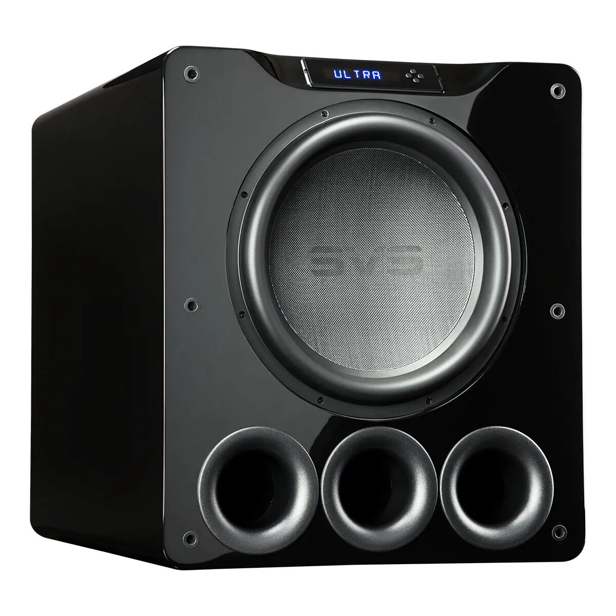S.B.A Best Authentic SVS PB16 Ultra 1500 Watt 16 Ported Cabinet Subwoofer Black Oak Veneer