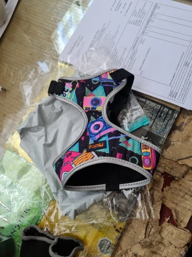 Frenchie Chic Nylon Harness: Stylish Comfort for Small Dogs & Cats photo review