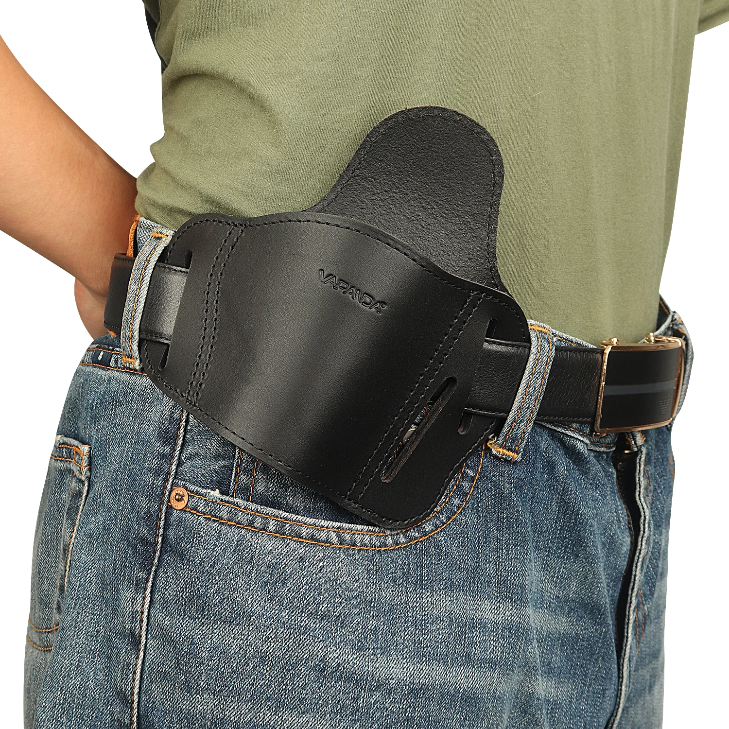 Kosibate Hunting Leather Holster OWB Gun Pistol Kimber Colt 1911 Remington Ruger Sig Sauer Belt Holster pistol holster,gun holster,gun accessories,hunting holster
