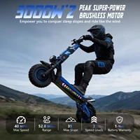 Trottinette électrique à double moteur JL80 6000W pour adultes, 60V30Ah, 65 km/h, pneus tout-terrain de 12 pouces, frein à huile avant et arrière, Escooter 2