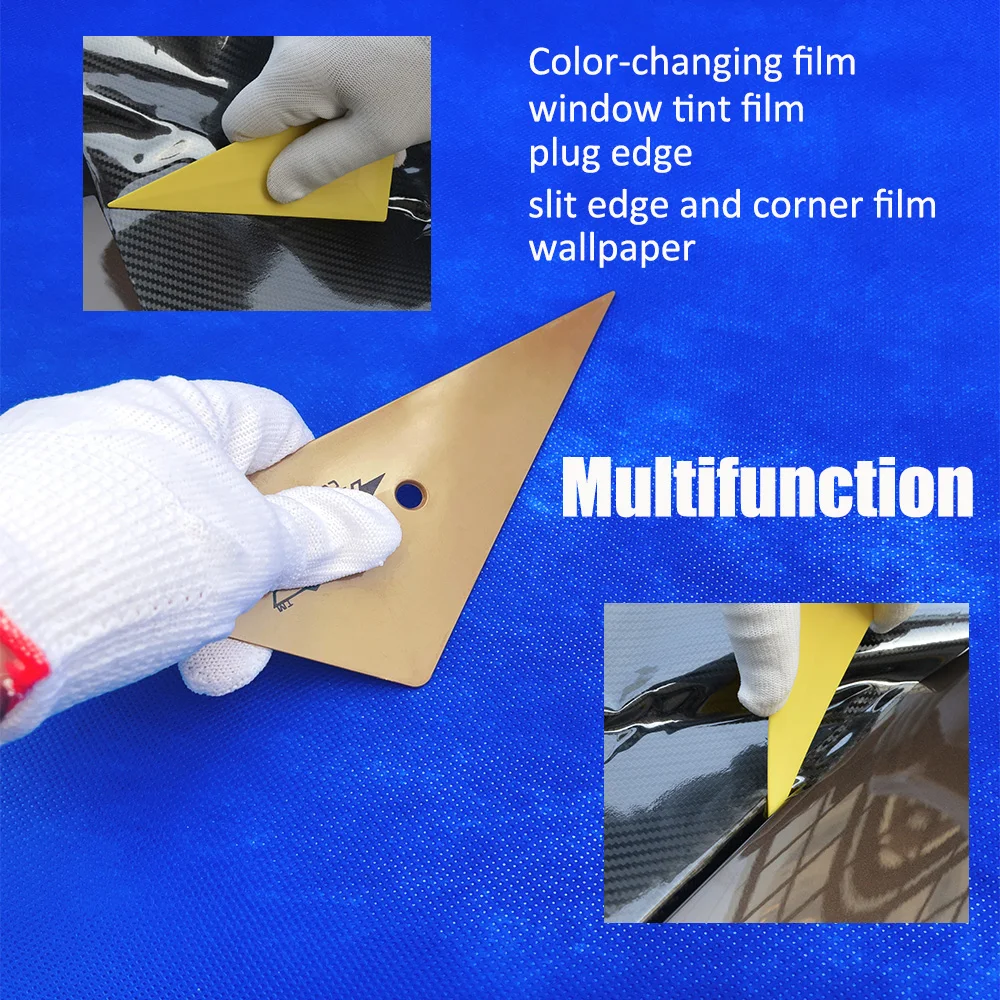 TOFAR Soft Triangle Go Corner Squeegee Vinyl Car Wrap Window Tinting Scraper Carbon Film Edge Installation Tucking Tool 5pcs