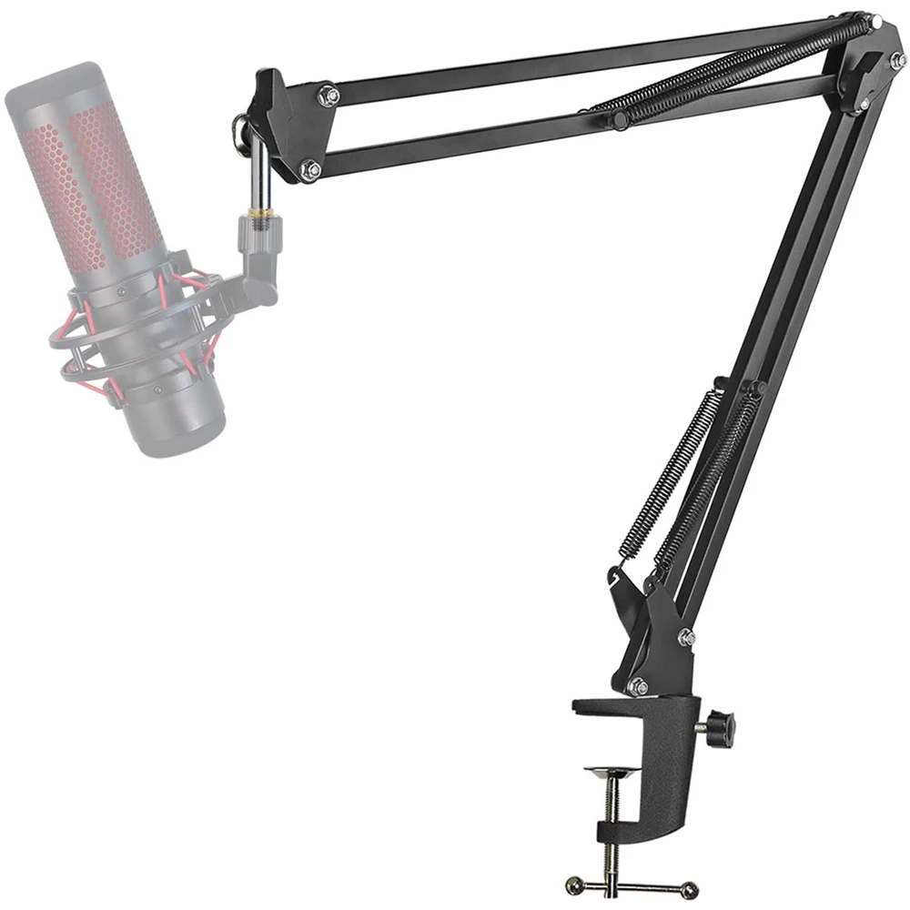 Hyperx-Soporte de micrófono Quadcast, brazo de brazo ajustable profesional, Compatible con micrófonos Hyperx Quadcast S