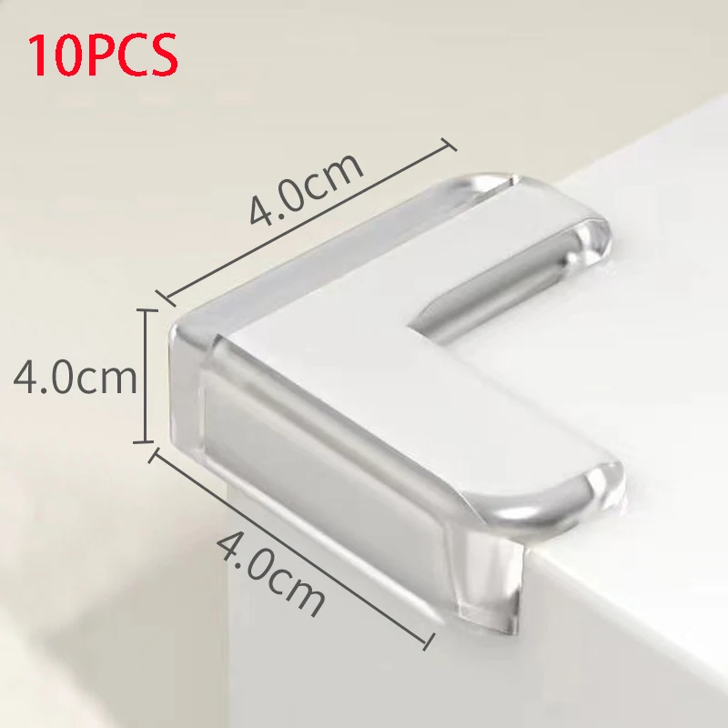 Baby Safety Silicone Protector Table Furniture Kids Desk Corner Edge Protection Cover 10PCS silicone furniture pads