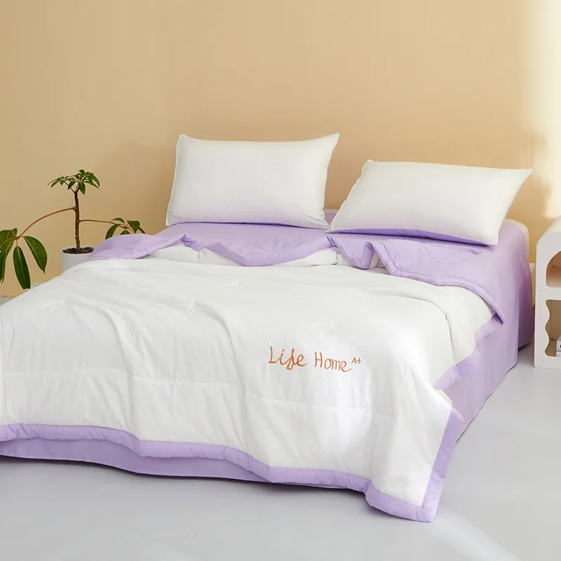 لحاف مكيف الهواء على الوجهين، بطانية لحاف صيفية صل...