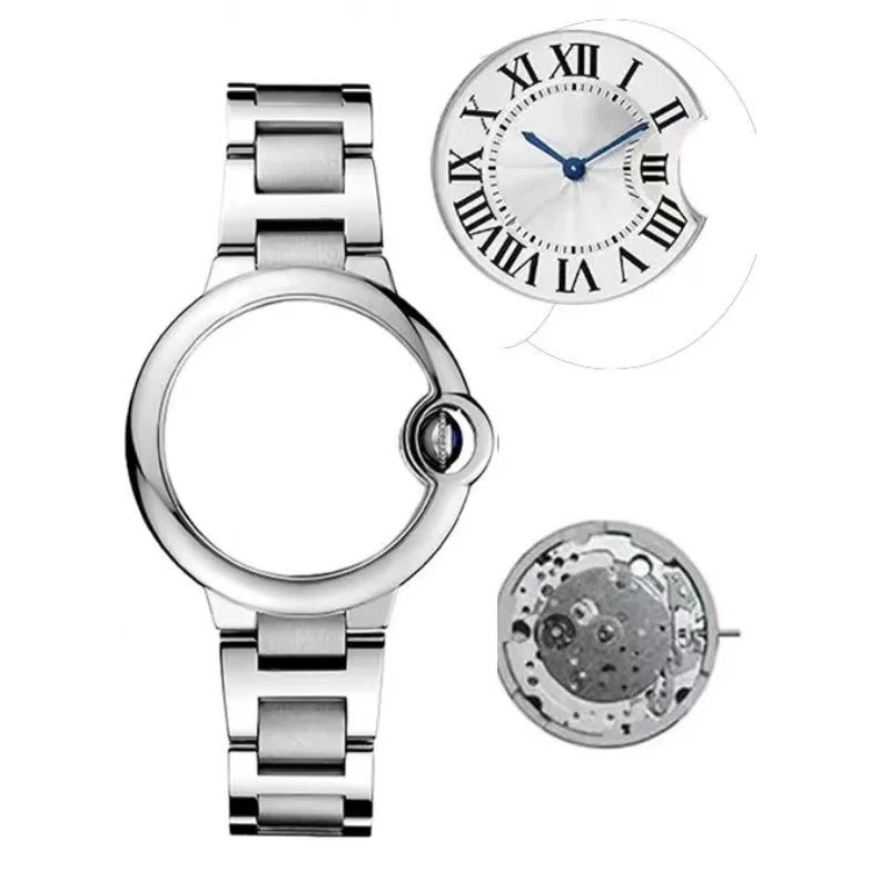 

Классические кварцевые часы с голубым воздушным шаром для женщин, роскошные модные часы AAA для мужчин, нержавеющая сталь, чехол, высокое качество, часы для пар