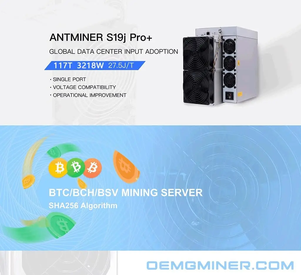 

Купите 10 и получите 5 бесплатных новых биткоинов Bitmain Antminer S19j Pro + 117T 3218 Вт, Asic Miner, криптовалюты BTC, Биткоин-Майнер от OEMGMINER (Antminer S19j pro