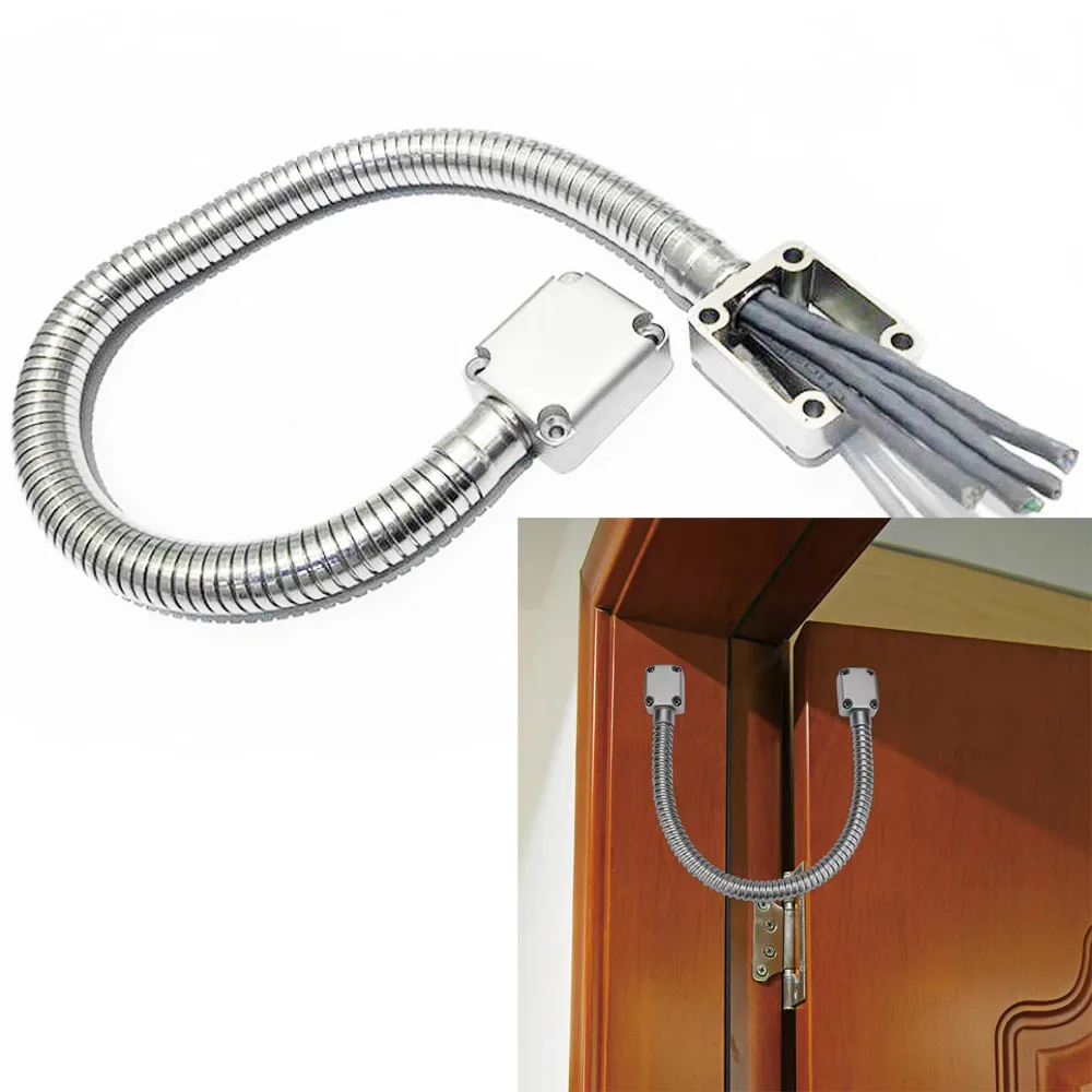 Metal Wire Pipe Springe Sleeve Cable Protector Door Loop Expose Mounting Protect