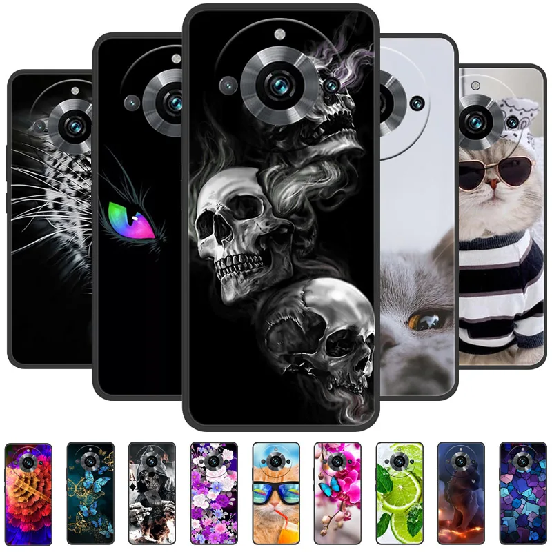 Sleek Black Shockproof TPU Silicone Case