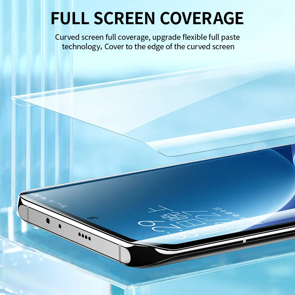 Premium Hydrogel Screen Protector, Clear Full-Coverage Soft Film, 2/3 PCS Pack