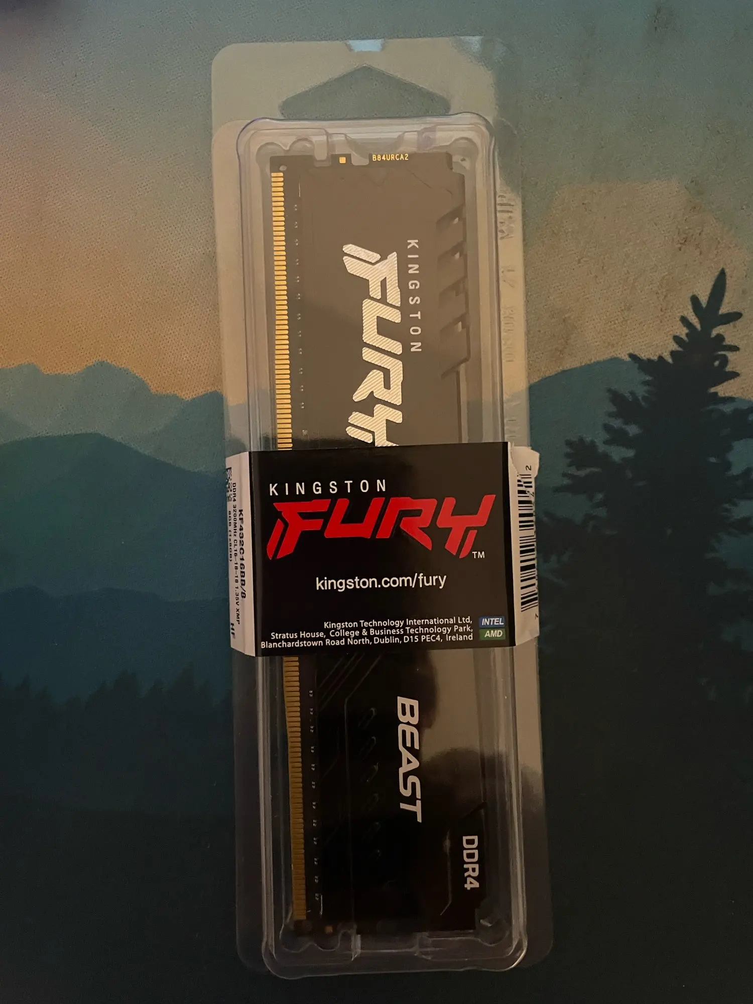 Kingston Fury Beast DDR4 8G 16G 32GB 3600 3200Mhz RAM PC Memory 288Pin XMP2.0 Heatsink For Desktop AMD or INTEL Motherboard photo review