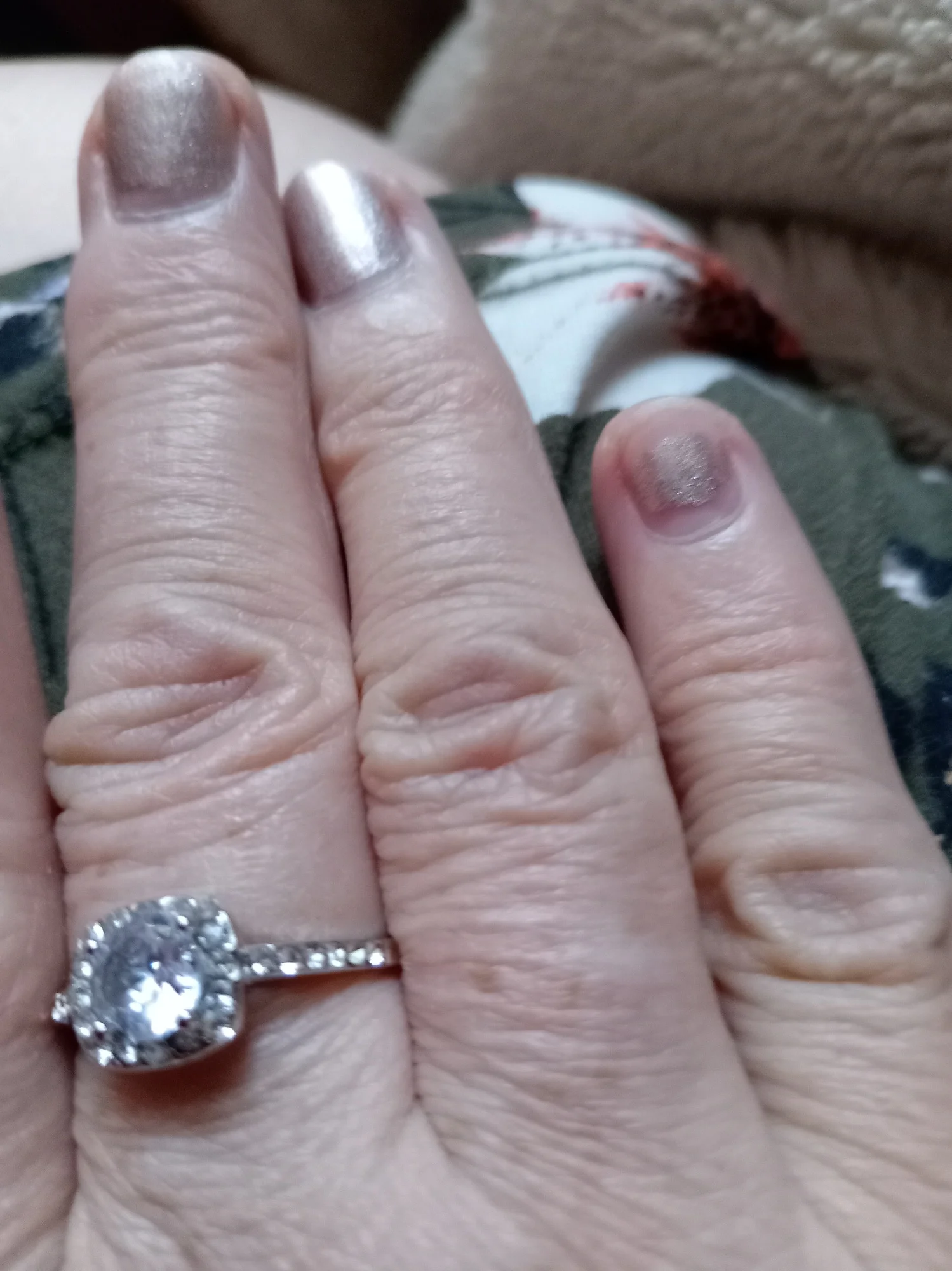 Classic Silver Color Wedding Rings photo review