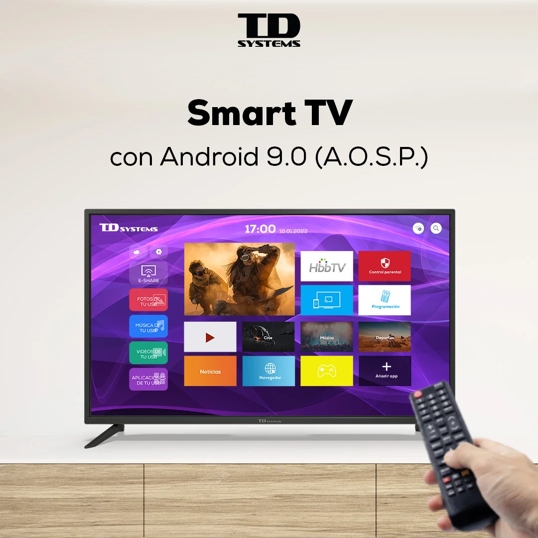 Televisores Smart TV 43 pulgadas TD Systems K43DLG12US. TV UHD 4K HDR,  DVB-T2/C/S2, HbbTV [gratis desde España, garantía de 3 años] - AliExpress