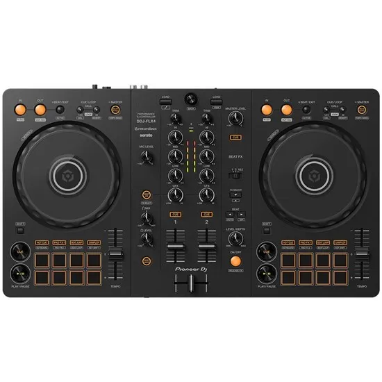 

Совершенно новый 2-канальный DJ-контроллер DDJFLX4 для диджея реккордбокса и Serato (черный)