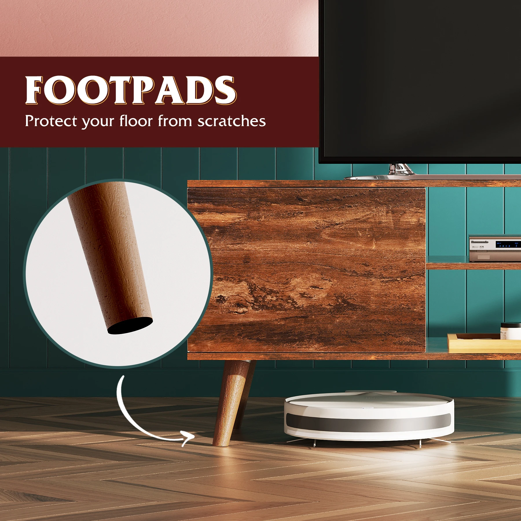 Ljustra TV Stand with TV