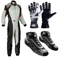 World Championship Clothes Double Layer Polyester Windproof Moto Rally GO Karting Suit JumpSuit with Shoes love & free Gift 1