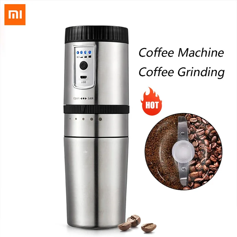 Xiaomi Mini Coffee Machine Hand-Pressed Coffee Maker Coffee Brewer Grinder  Automatic Hand Drip Coffee Americano Maker Coffeeware - AliExpress