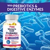 Raw Probiotics for Women - with Prebiotics, Digestive Enzymes - Promotes Nutrient Digestion and Gut Health - 120 Capsules