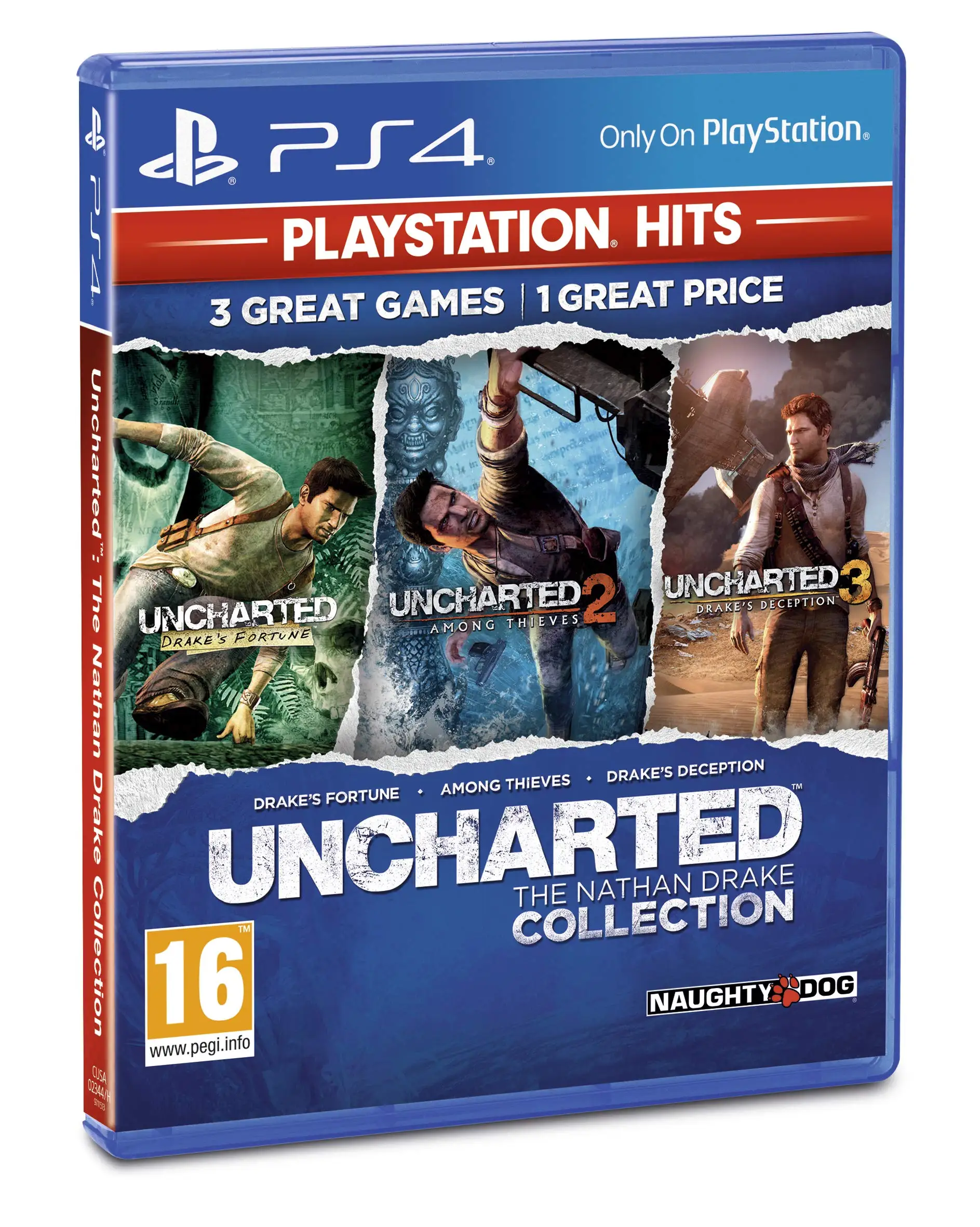 Combo Uncharted 1, 2 e 3 Mostruário - Nelson Games