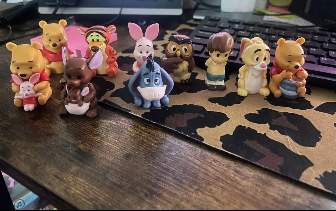 10pcs/set Cartoon Winnie The Pooh Action Figure Toy Set