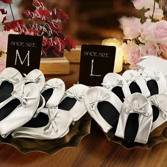 Foldable Ballet Flats – Roll-Up Travel Shoes with Soft Sole