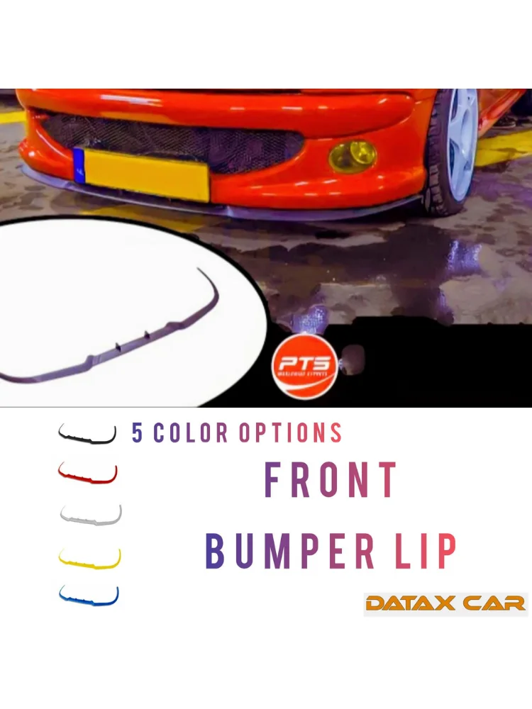Per Peugeot 206 Cupra R Spoiler Anteriore Paraurti Anteriore Lip Spoiler Lip Universal 3Pcs Body Kit Sport Lip Tuning Protector Qualità