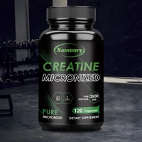 Creatine Monohydrate - Increase Strength, Build Muscle and Improve Performance, Explosive Power for Men - 120 Capsules
