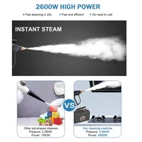 Nettoyeur à vapeur domestique commercial 220W, 3000W, fonction ajustée, climatisation, hotte de cuisine, nettoyeur à vapeur de voiture, nettoyage alcalin 3
