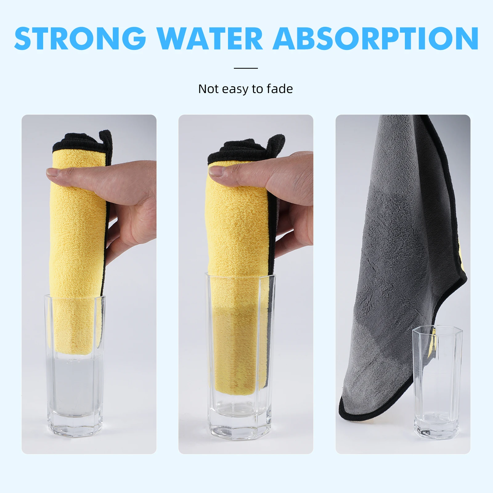Microfiber Towel Cleaning Cloth Car Cleaning Towel Auto Accessories for BMW E46 E90 E92 E60 VW Golf 7 Audi A3 A4 TT