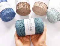 2mm x 190yards Soft Polyester Macrame Cord Hand Knitting cord Bag Making yarn Rug Making cord 1