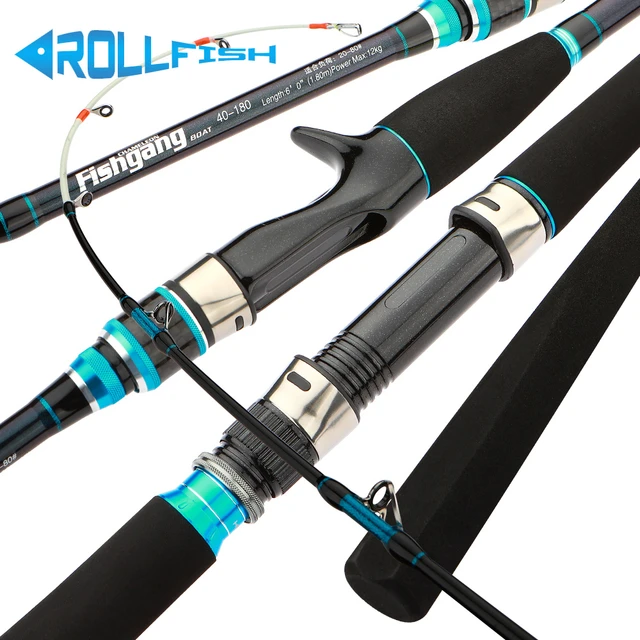 ROLLFISH ML Spinning Casting Fishing Rods Freshwater Saltwater Carbon Fiber  Lure Boat Rod Bass Fishing 2